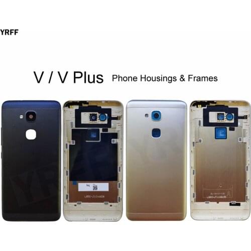 For BQ V Phone Housings Frames For BQ Aquaris V Plus Battery Back Cover Door Housing Plastic Case Mobile Accessories