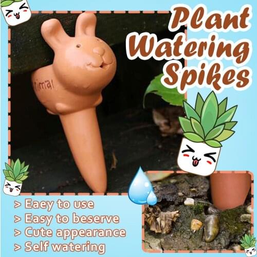 Drip Irrigation Kit Garden Watering 1PC Releasing Speed Animal Clay Lovely Water Sprayer Automatic Plant Waterers