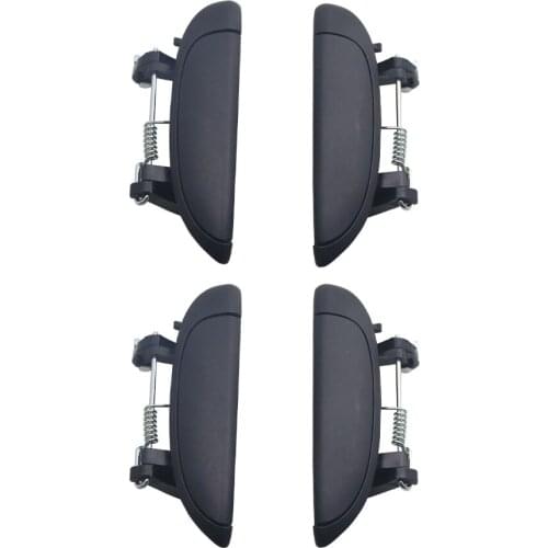 OKC 4PCS EXTERIOR DOOR HANDLE FOR Renault Clio 1998 1999 2000 2001 2002 2003 2004 RH:7700433076 LH:7700433075