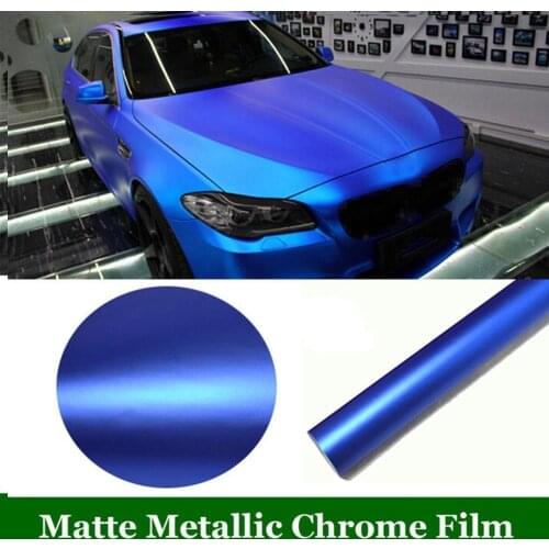 HOHOFILM 1.52x20m Dark blue Matte Car Wrap Film Auto Body Sticker With Air Bubbles Free 60''x65.6ft Whole Roll
