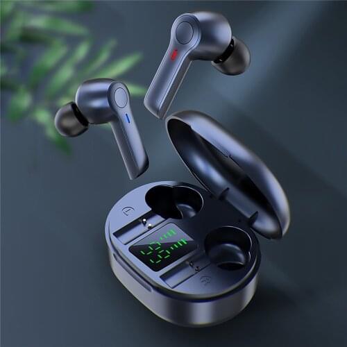R22 Wireless Earbuds TWS 5.1 Bluetooth Earphone Wireless Headset Led Display IPX8 Waterproof 40 Hours HiFi Premium Sound Noise