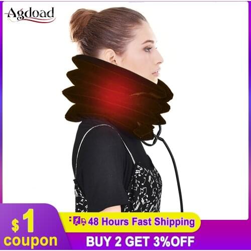 Inflatable Cervical Neck Traction Device Cervical Posture Corrector Brace Neck Collar Support Stretch Traction Pain Relif