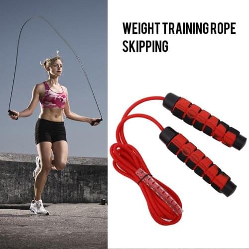 Exercise Skipping Rope Adjustable Steel Wire Sports Jumping Rope for Weight Losing Fitness Training With Load-bearing Jump Ropes