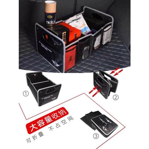Car Folding Storage Basket Box Space Organizer Stowing Tidying Bag For Mini Cooper S JCW R55 R56 F55 F60 Countryman Accessories