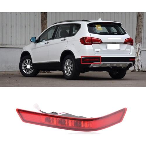 CAPQX For Great Wall Haval Hover H6 2014-2017 Car Red Lens Rear Bumper Reflector Brake Light Tail Light warning fog lamp