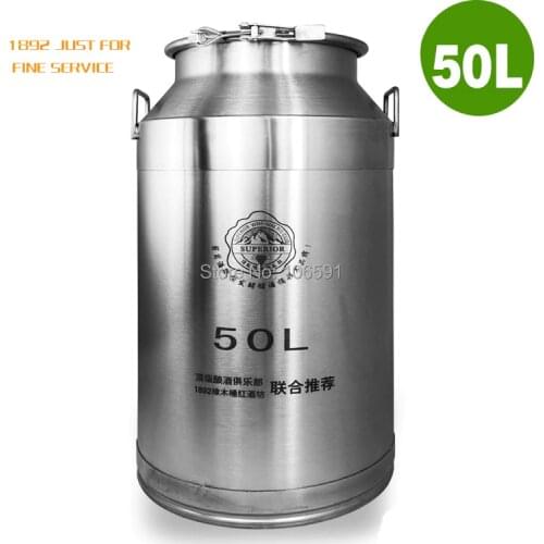 Shrink Liquor Wine Thermostat Bucket High Quality 50L Barrel Keg Stainless Steel Fermenters, Fermentation Tanks