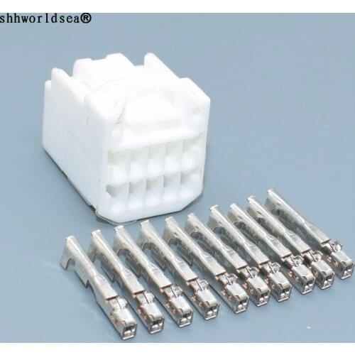 Worldgolden 10 Pin 1.2mm 7283-5831 Automotive Car Rear View Mirror Cable Sockets Female Male Auto Plug For Toyota