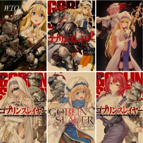 Japan Anime Goblin Slayer Retro Poster Anime Posters Wall Decor Home Decor Wall Art Canvas Painting Photos for Childrens Room