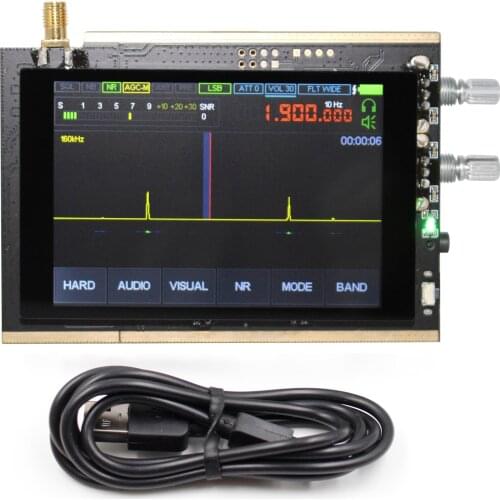 1.10B 50KHz~2GHz Malachite Receiver SDR Software Radio DSP All Mode Receiver AM SSB NFM WFM CW Analogs Modulation