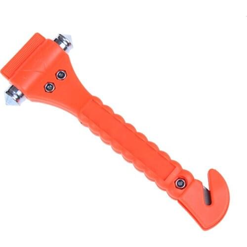 1PCS Escape Hammer to Break Window Glass Outdoor Survival Portable Safety Hammer Camping Driving Car Seat Belt Cutter Emergency