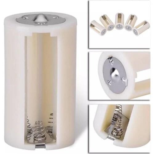 1pcs High Quality 3 AA To D Battery Convertor Adapter DIY 3 AA To D Size Battery Holder Cases Box Convert Switcher