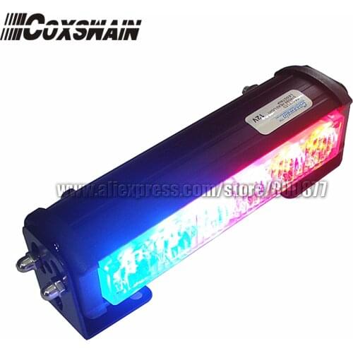 DC12V High Power Car LED external warning light, TIR-6 1W LED, 3 flash patterns, waterproof, SAE & ECE R65 passed (SA-618-1)
