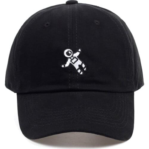 Unisex fashion dad hat astronaut emberoidery baseball cap 4 colors available good quality snapback hats brand hat caps wholesale