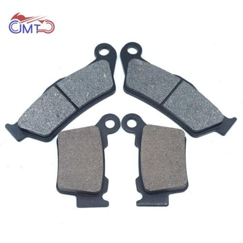 For HUSQVARNA SRM250 WR250 TC300 TC449 TC450 TC510 TE300 WR300 FC350 FE350 FC450 FE450 FE501 Front Rear Brake Pads Set Kit