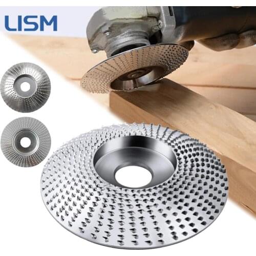 Round Wood Carving Disc for Angle Grinder Woodworking Abrasive Wheel Grinding Wheel Rotary Disc Sanding Power Abrasive Tools