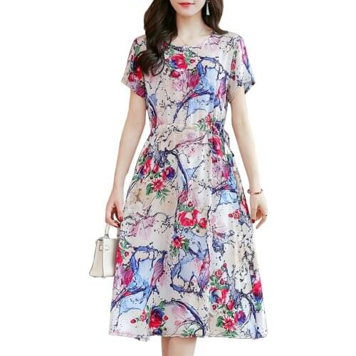 MANDADI Short Sleeve Dresses