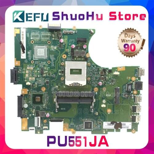 KEFU For ASUS PU551JA PU551 PU551J PRO551J Laptop Motherboard Tested 100% Work Original Mainboard