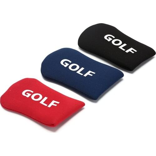 Golf Club Iron Putter Headcover Set Nylon Protection Case Black/Red/Blue 1Pc