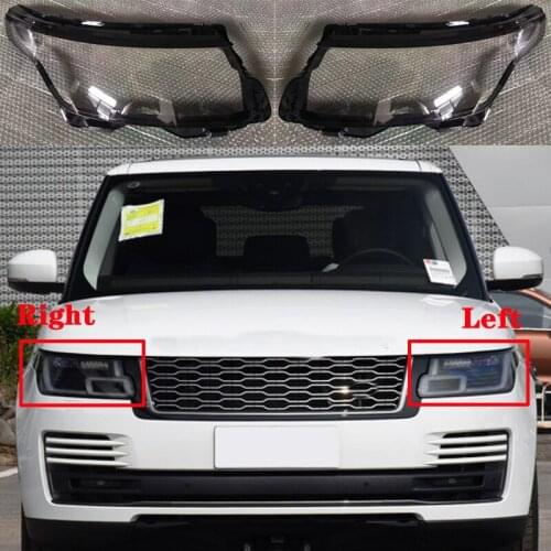 For LAND ROVER RANGE ROVER VOGUE 2018-2020 Car Front Headlight Cover Auto Headlamp Transparent Lampshade light glass Lens Shell