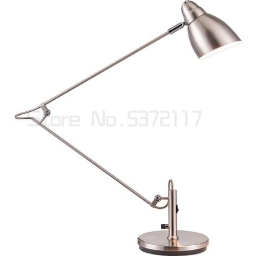 Long arm desk lamp American simple office eye protection folding student study work reading lamp