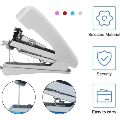 2020 New Arrivel 1pcs Mini Travel Use Popular New Portable Cordless Mini Handy Hand-Held Clothes Fabric Sewing Machine