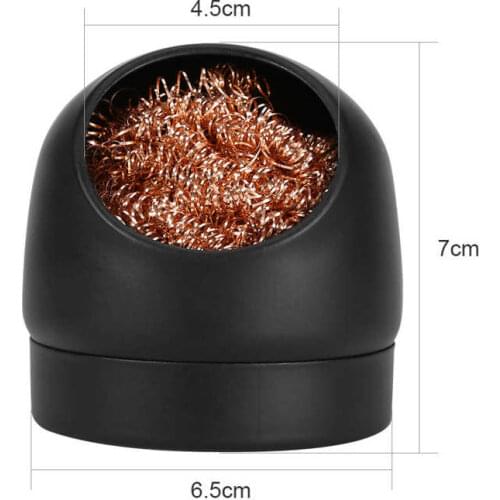 Soldering Iron Tip Cleaner Welding Soldering Solder Iron Tip Cleaner Cleaning Steel Metal Wire Ball Mesh Filter Tin Remove