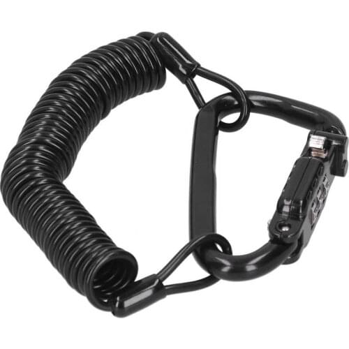 Oto aksesuar auto alarm 3‑Digit Password Motorcycle Helmet Lock Anti‑Theft Portble Locking Waterproof Universal alarma