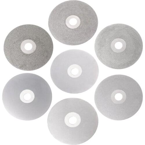 4" 100mm 80-2000# Diamond Coated Flat Lap Wheel Lapidary Polishing Grinding Disc