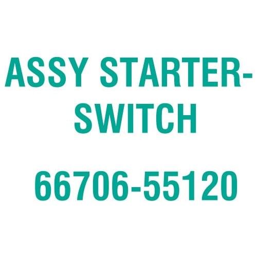 For Kubota 66706-55120 ASSY STARTER-SWITCH