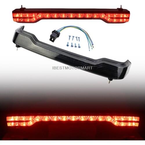 Motorcycle LED Brake/Turn/Tail Lamp Light With Harness For Harley Electra Road Tri Glide King Tour Pack Pak 2014 2015 2016 2017