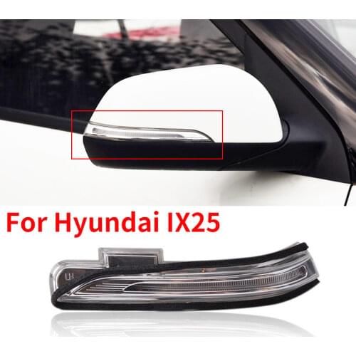 CAPQX 1pcs For Hyundai IX25 Rearview Mirror turn light Side Rear view mirror indicator lamp Turn Signal light 87621-C9010