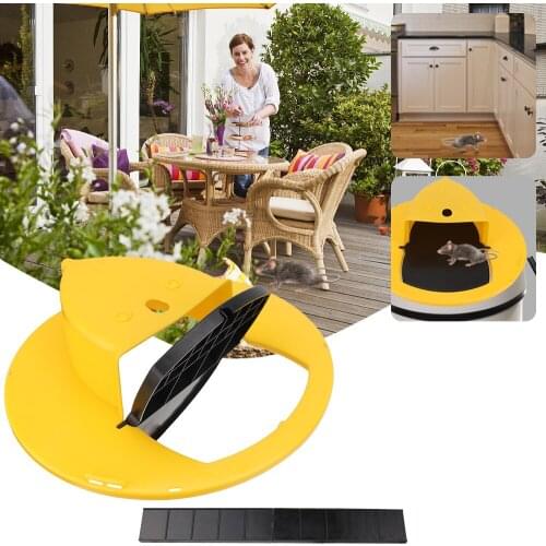 Smart Mouse Rat Trap Plastic Reset Mousetrap Flip And Slide Bucket Lid Door Style Multi Catch Reusable