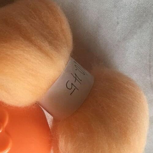 WFPFBEC 70s Australia COMBED 100% WOOL fiber merino diy wool for neddles felting 50g 100g NO.45