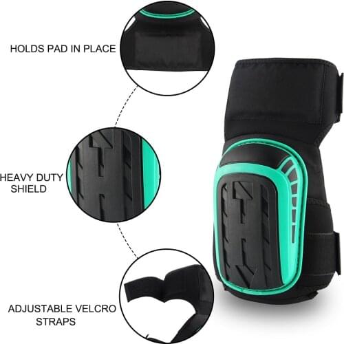 Safety Knee Pads Professional Gel for Work Construction, Cleaning, Flooring,Welding and Garage - Heavy Duty Support Kneepads