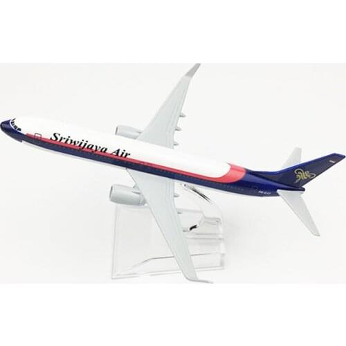 16CM 1/400 SCALE Boeing B737 Sriwiiava Air airlines airplane model toys aircraft diecast aviation alloy plane gift kid