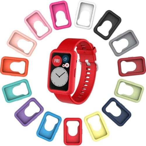 200pcs Watch Cover Case for Huawei Watch Fit Band Correa Smart Wrist Strap Wristband Pulseira Bracelet Sports Replacement