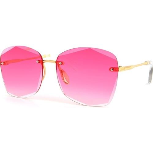 2020 top Brand Luxury Fashion Women 'S Pink Metal Glasses UV400 APSN003004 Aqua di Polo 1987 Sunglasses