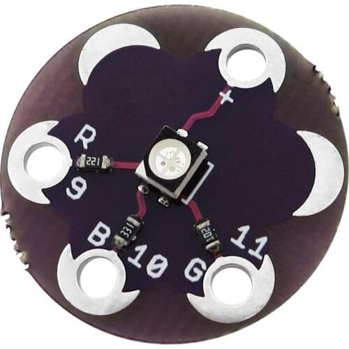 5pcs LilyPad Tri-Color LED RGB Module LilyPad LED Module Tri-color Module