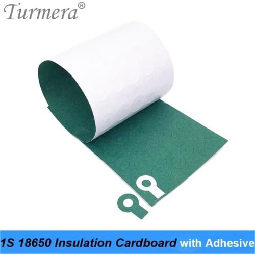 70Pieces 18650 Battery Insulation Cardboard 1S with Adhesive for 18650 Lithium Battery Pack DIY Use Cell Insulating Glue Patch A