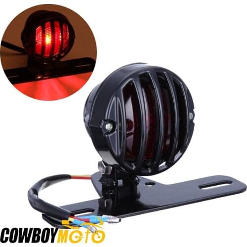 Motorcycle Accessories Rear License Plate Mount Holder Bracket Tail Light Lamp For Harley Triumph Chopper Cruiser Custom