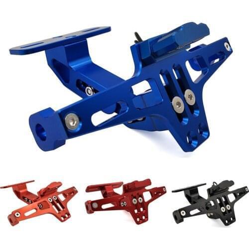 Motorcycle Rear License Plate Mount Holder LED Light Moto Bracket Frame For Yamaha XTZ700 TENERE XT1200Z SUPER TENERE YZ125
