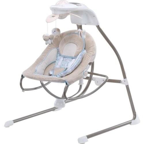 Moonlight Baby Sleeper Baby Swing Electric Cradle Rocking Chair Vibration with Music 2 Color