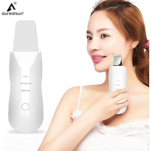 Electric face massager blackhead remover beauty acne belleza skin care pore clean massageador pulizia viso lifting microcurrent