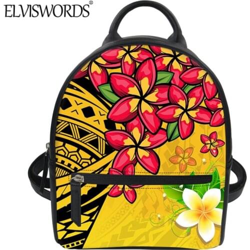 ELVISWORDS Women's Yellow Backpacks