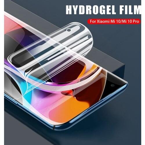 10PCS Hydrogel Film For Xiaomi mi 10 mi10 Pro mi note 10 mi note 10 lite lens camera Screen Protector film For Xiaomi Mi 10 lite