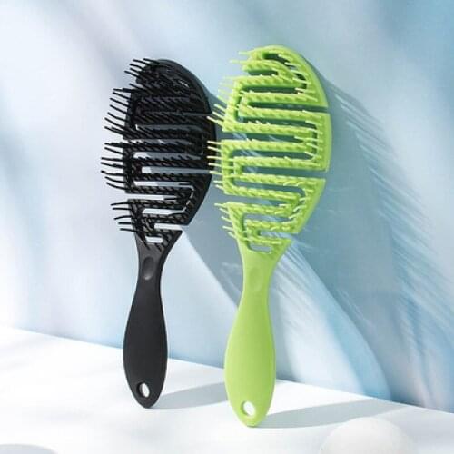 Hot Hair Comb Scalp Massage Hair Brush Wet Curly Detangle Comb Salon Hairdressing Styling Tools Barber Accessories
