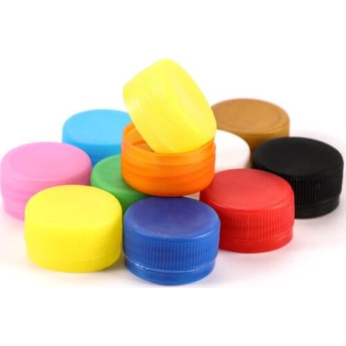 100pcs Color plastic bottle cap Kindergarten kids art hand-made Art materials DIY