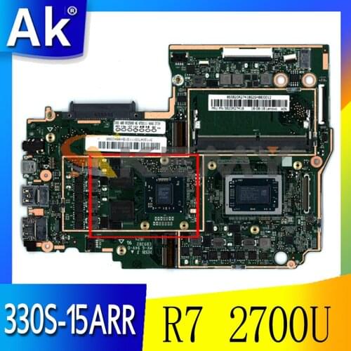 Akemy For Lenovo 330S-15ARR Laptop Motherboard AMD Ryzen 7 2700U GPU R540 2GB RAM 4GB DDR4 Tested 100% Working New Product