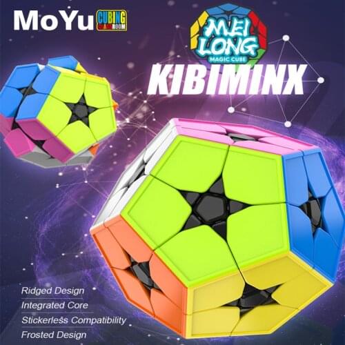 Meilong Kibiminx Dodecahedron Puzzles Cube 2X2 Megaminxeds Speed Cube WCA Magic Cube Toy For Children Kids Gift Toy
