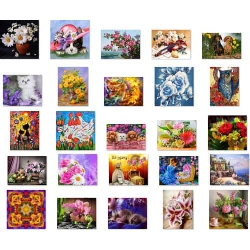 Red rose Counted Cross Stitch 11CT 14CT 18CT 22CT 25CT 28CT Cross Stitch Kits Embroidery Needlework Sets Dog Flower
